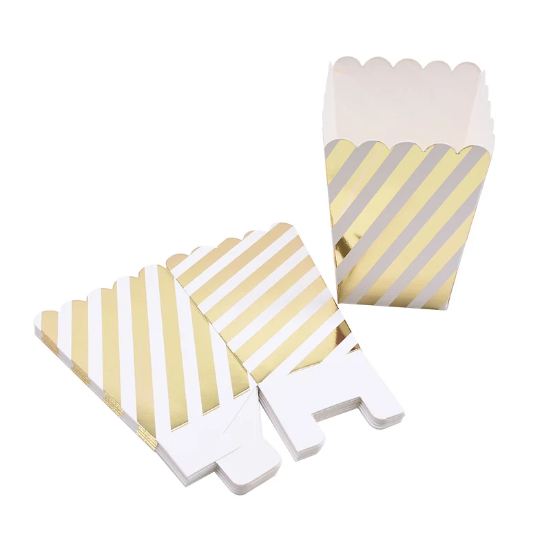 1set Gold Stripe Disposable Tableware Plate Cup Napkins Straw Baby Shower Birthday Party Decoration Wedding Home Supplies