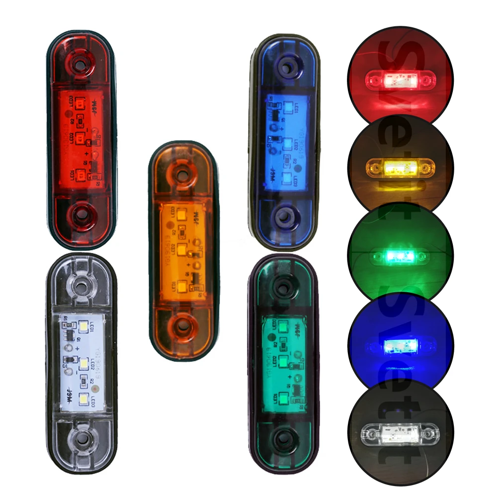 10pcs Trailer Clearance Lights 12v 24v Led Marker Lights For Trucks Rv