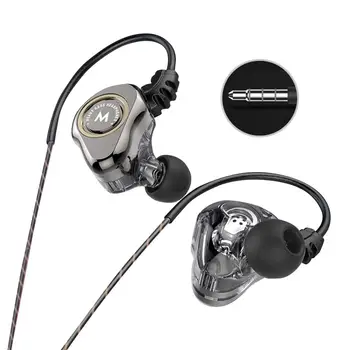

Z802 4-Core Dual Movinged Coil HiFi In-Ear Wired Earphone Sports Bass Headset