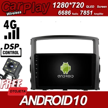 

Zinc Alloy Case Car Android 10 Player for Mitsubishi PAJERO stereo Multimedia Wireless Carplay Bluetooth GPS Radio Head Unit