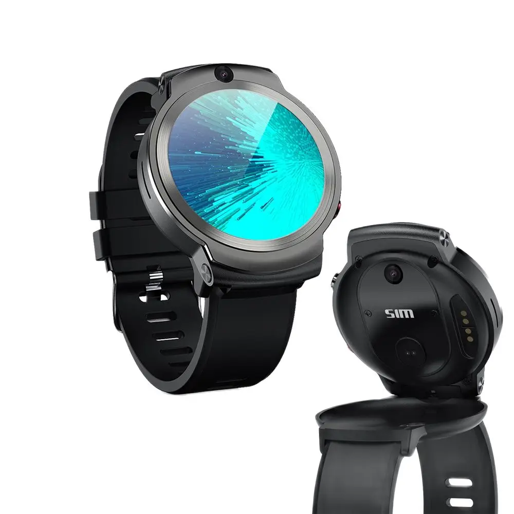 US $259.98 DM28 4G Smart Watch 3GB 32GB MTK6739 Quad Core Smart Wrist Watch Android 71 2080MP Dual Camera 16 Face ID 1280mAh WIFI GPS