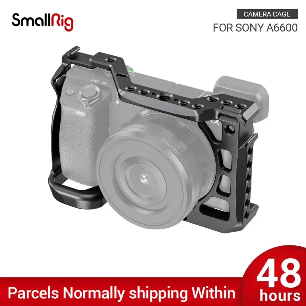SmallRig A6600 клетка для камеры для Sony A6600 с креплением для холодной обуви 1/4 резьбовые отверстия для микрофона вспышка светильник DIY варианты 2493 - изображение