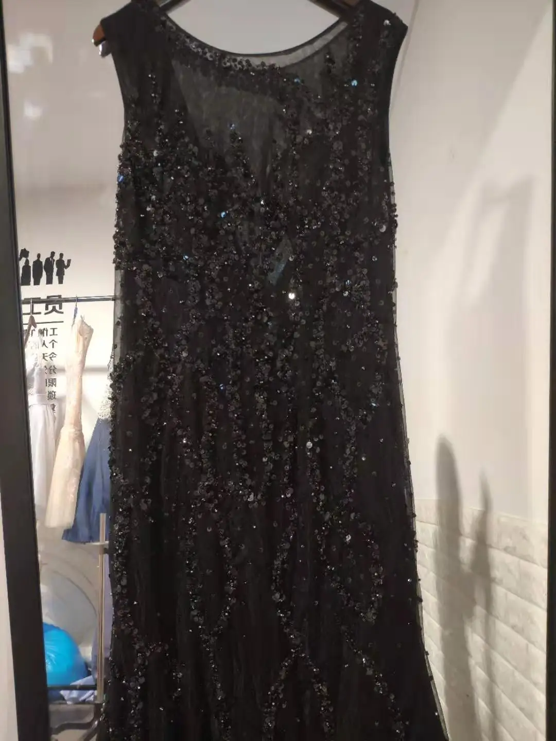 Robe de Soiree, сексуальные прозрачные вечерние платья с кристаллами и бисером, Длинные пышные платья с открытой спиной, сексуальные платья Русалочки для выпускного вечера