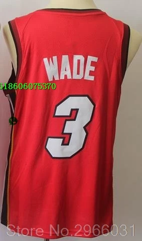 A+++ Качественная мужская футболка для взрослых#3 Dwyane Wade 7 Goran Dragic 21 Hassan Whiteside Jersey