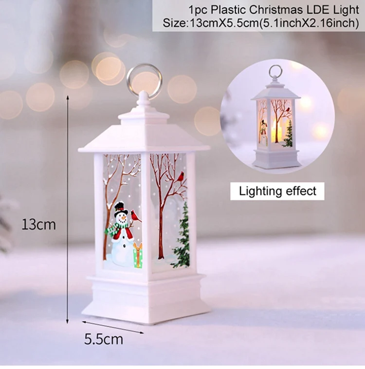 Рождественский мини-светильник, Рождественский Декор, дерево для домашнего декора, рождественские украшения, Navidad, Рождественский Декор, счастливый год - Цвет: Chritmas Light