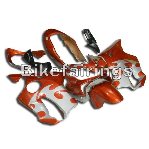 Полный обтекатели для Honda CBR600F4i F4i 2004 2005 2006 2007 ABS пластиковые детали для мотоцикла кузов-Блестящая серебряная оранжевый