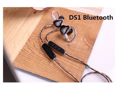 Blue tooth Auriculares BGVP DS1 PRO HIFI 1DD+ 2BA tecnologia hidrida en la oreja tipos de IEM OCC con micrófono/OCC chapado con cable MMCX - Цвет: Blue tooth