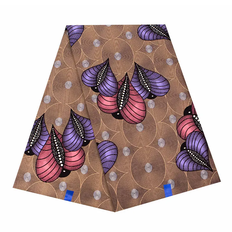 Анкара настоящая голландская восковая ткань дизайн принт батик ткань Африканская настоящая нигерийская настоящая восковая ткань для женского платья