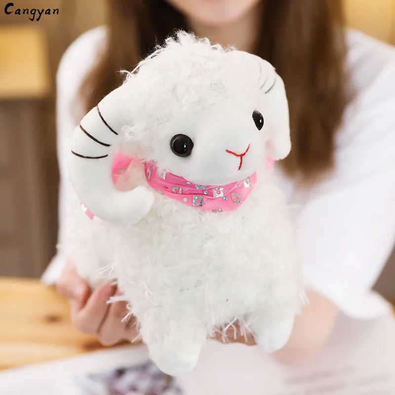 Маленькие игрушки милая шаль игрушечная овечка маленькая шерсть бархатная