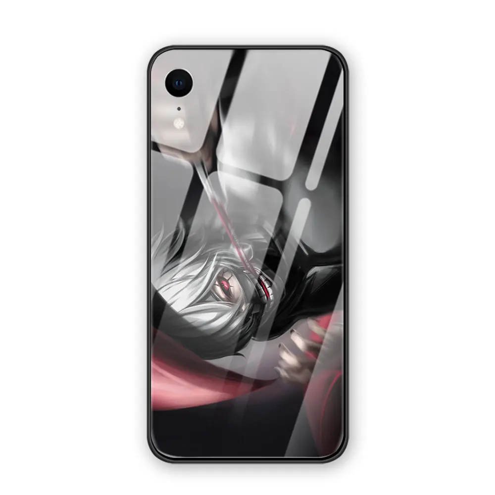 Чехол из закаленного стекла для iphone XR X XS MAX 5 5S 6 6S 7 8 Plus 11 11ProMax Coque Funda - Цвет: 1