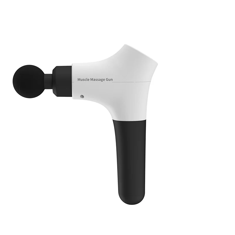 New Muscle Massage Gun Muscle Stimulator Deep Tissue Relaxation Fascia Massage Pain Relief Percussion Therapy Slimming Shaping - Цвет: Белый