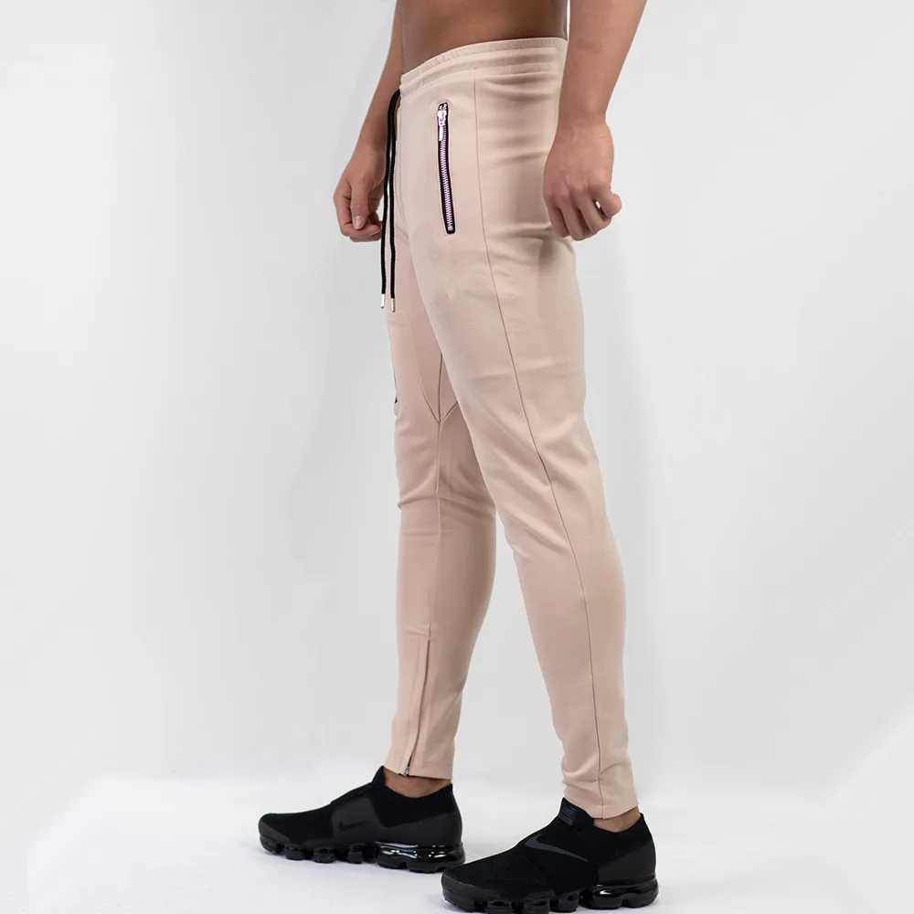 Jogger брюки мужские спортивные обтягивающие спортивные брюки Осень Тренажерный Зал Фитнес Тренировочные штаны Мужская спортивная одежда Брендовые спортивные штаны