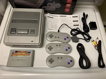 

HDMI Retro TV Video Game Console For Snes Game Cartridges with 2 Wireless+1 Wired Gamepads Free Game Card with 344 Games for Nes