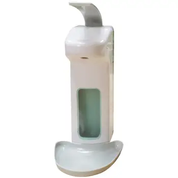 

1000ML Manual Liquid Soap Dispenser Large Capacity Hand Sanitizing Machine Wall Mounted Elbow Pressing Dispenser Hotel Household