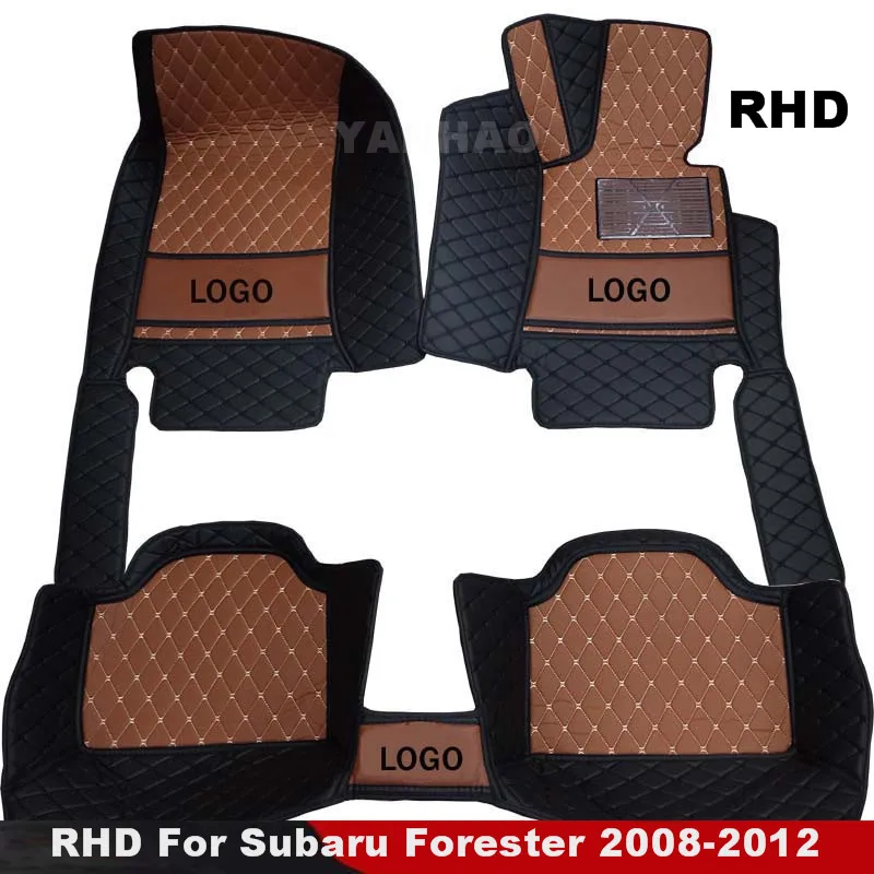 Коврики RHD из искусственной кожи для Subaru Forester 2012 2011 2010 2009 2008 | Автомобили и