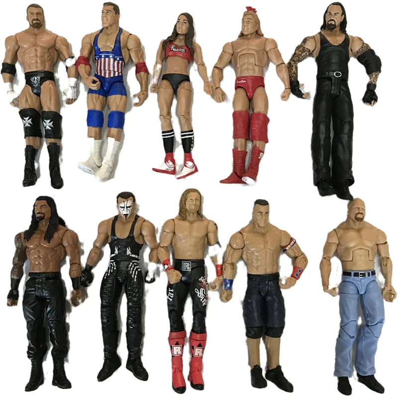High quality wrestler action figure toys wwe characters occupation wrestling gladiators for Children gifts