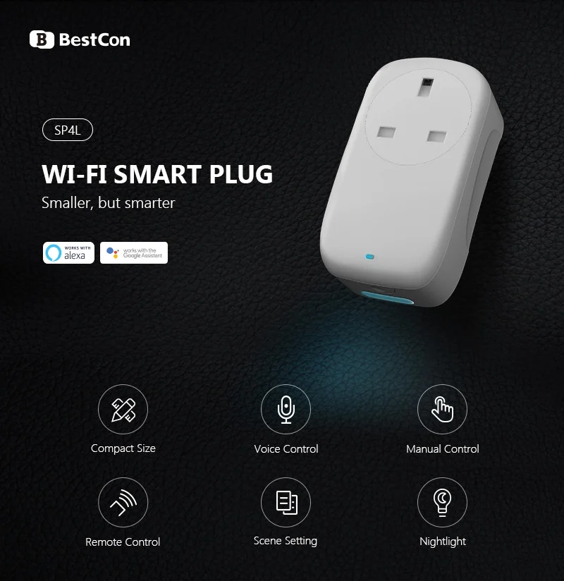 BestCon Wifi Smart Plug Timer UK-1