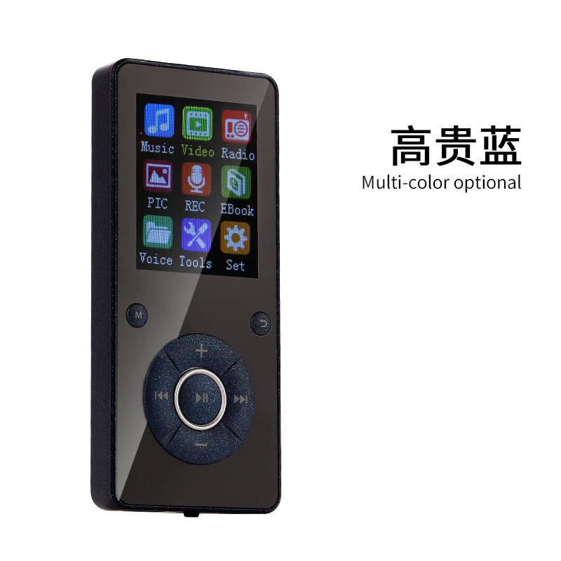 Портативный мини Bluetooth MP3 для студентов детей электронная книга ридер Walkman Поддержка TF карты без потерь цифровой видео музыкальный плеер - Цвет: T3 Blue