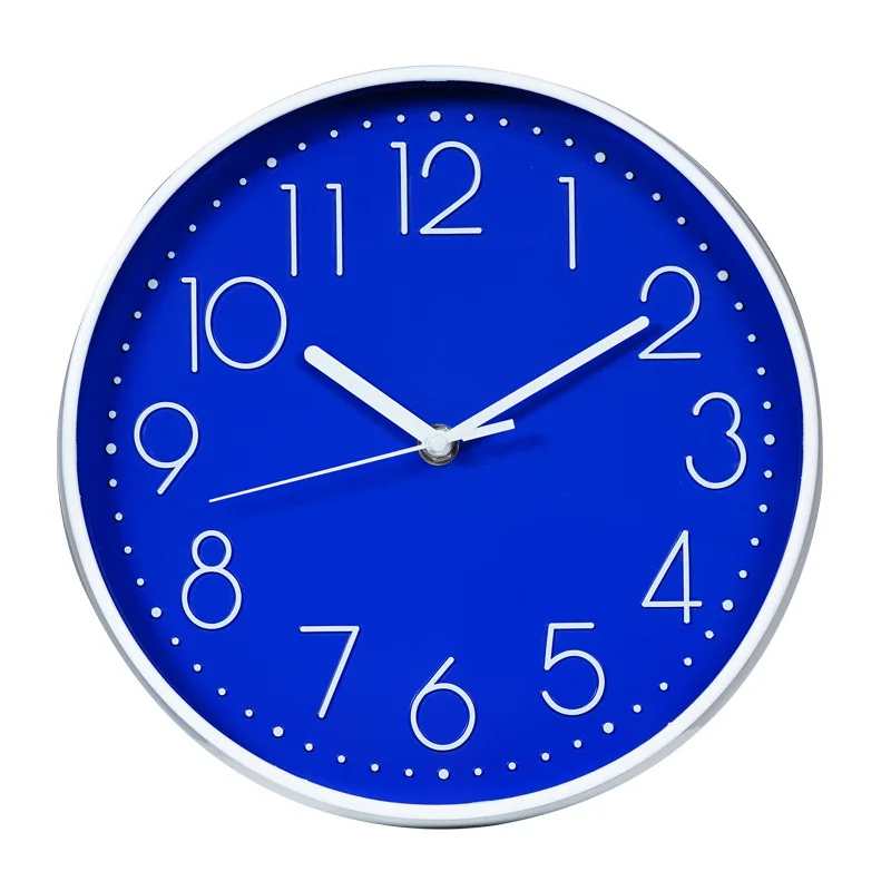

Plastic clock mute wall clock creative fashion 3D digital scale wall clock clock