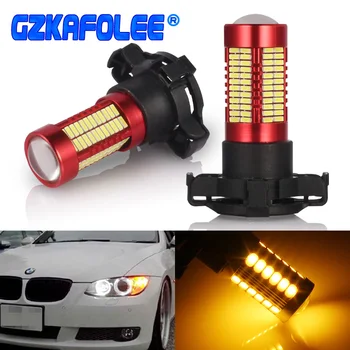 

GZKAFOLEE Canbus PY24W LED Bulb For BMW Front Turn Signal Lights Fit E90/E92 5 Series E83/F25 X3 E70 X5 E71 X6 3 Series F10/F07