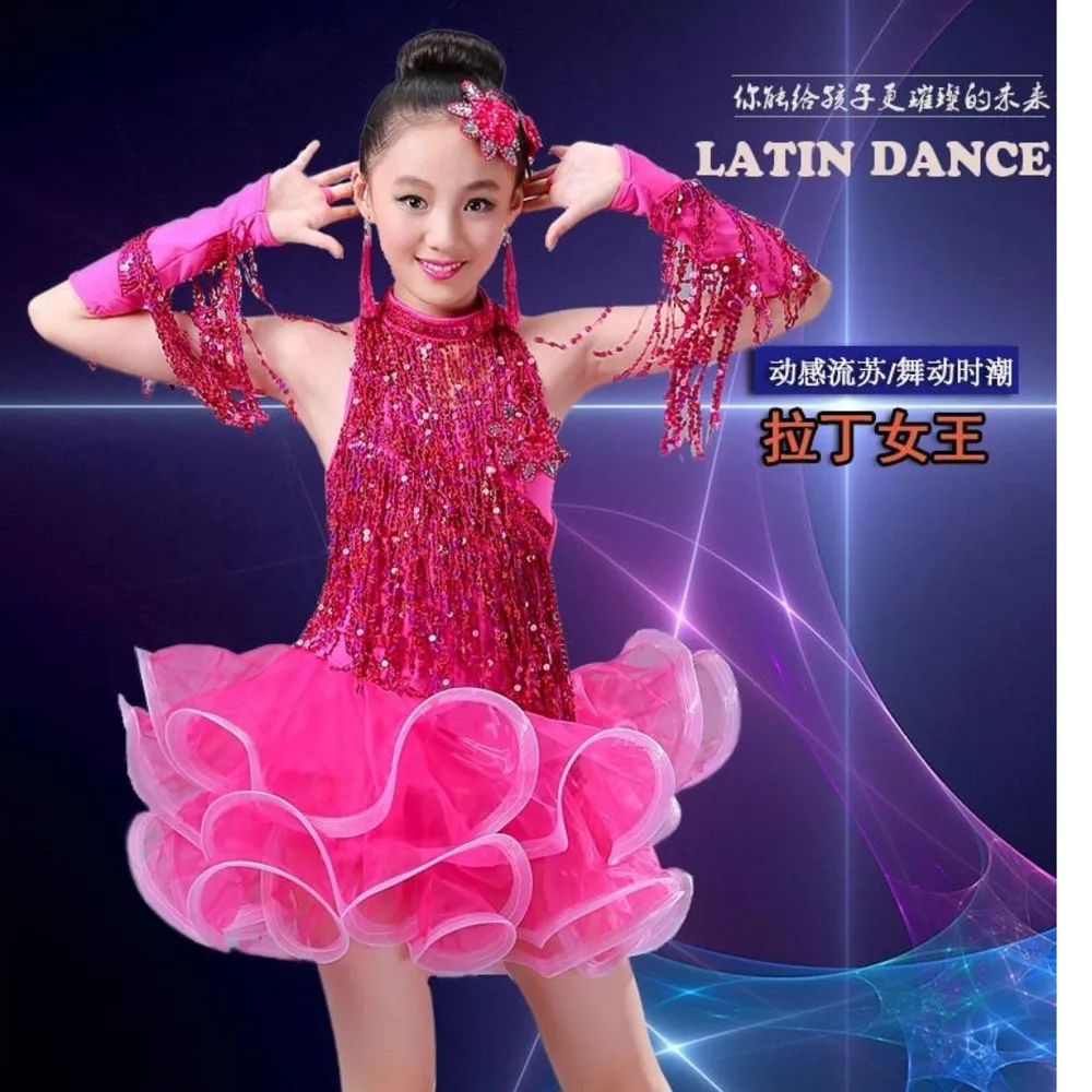 Dance Dress for Girls Salsa Cha Cha Samba Tango Ballroom Dancing