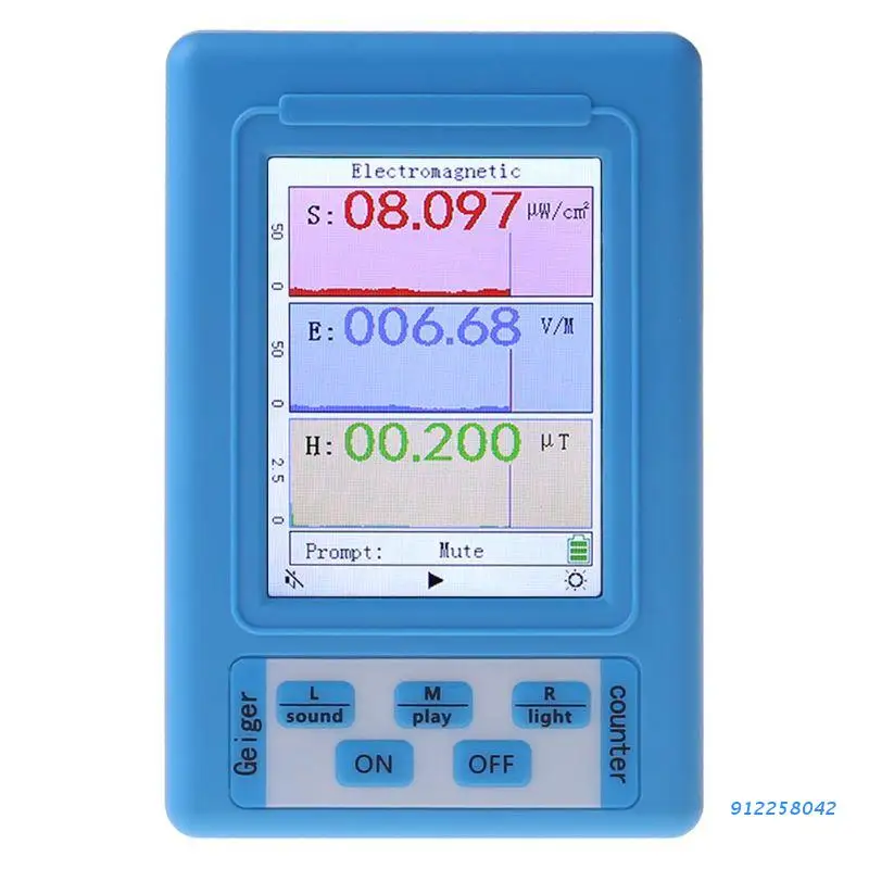 Portable BR-9A Professional Electromagnetic-Radiation-Detector EMF Meter Monitor 