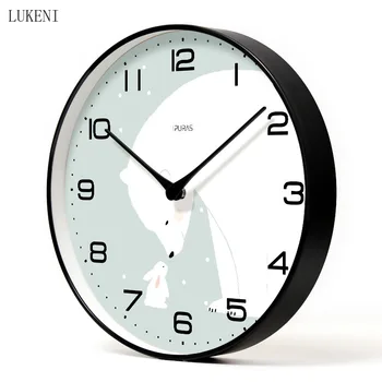 

Polar bear Classic Silent Wall Clock Ten Inch/ Twelve Inch/ Fourteen Inch Home Decor Wall Decor