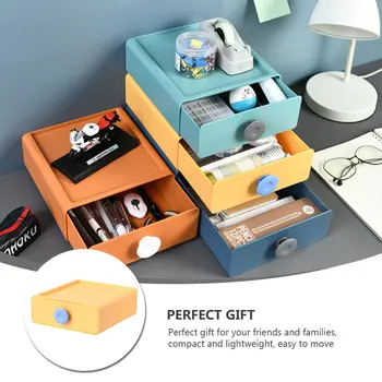 

1pc Desktop Storage Box Cosmetics Storage Box Drawer Type Storage Box for Home