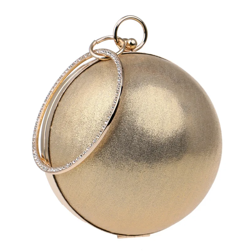 

Surplus Power Hot Selling Circle Handbag Women's Europe And America Dinner Party Formal Dress Evening Bag