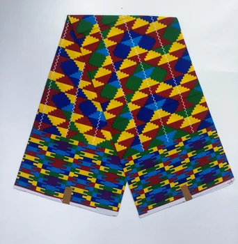 

Ankara African Wax Print Fabric 6yard/lot 2020 African-wax-print Veritable Wax Fabric High Quality ankara Wax Prints African 03