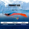 Goture Ice Winter Fishing Lure Luminous Balancer 7.1cm 14.4g S-Shaped Barbed Treble Hook 3D Angry Eye For Trout Fishing Bait ► Photo 2/6