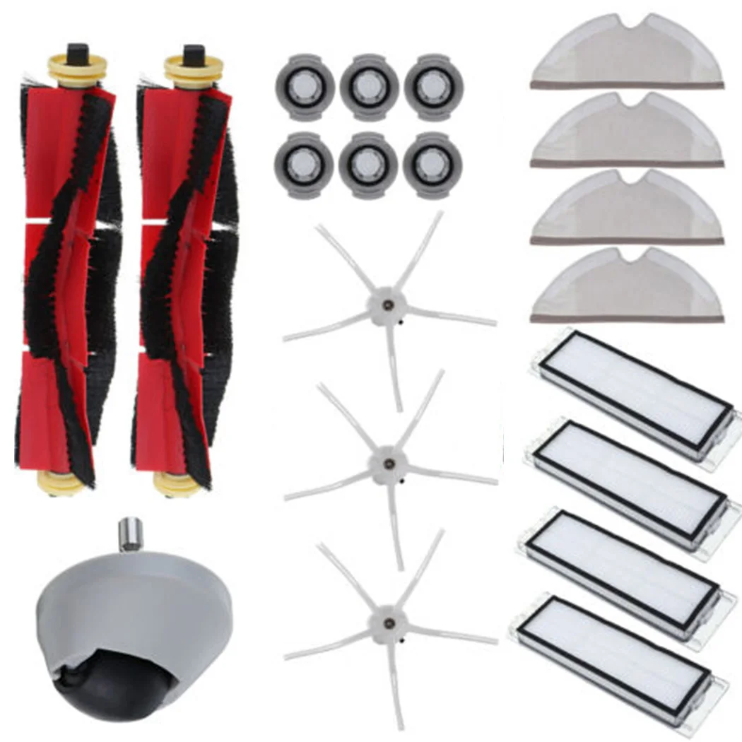 Peças de Reposição para Xiaomi Ferramentas ao ar Roborock s5 Max t6 Aspirador Eletrodomésticos Acessórios Livre Durável 20 s6 S60 S65 2 20 peças de reposição para xiaomi roborock
