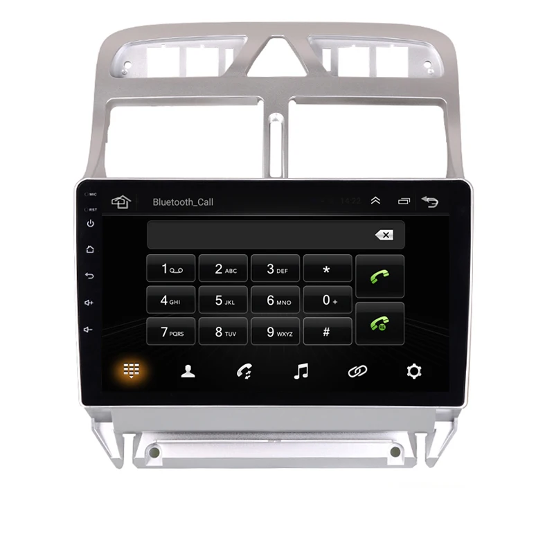 Android 9,1 2.5D ips Экран автомобильный DVD видео плеер gps навигации для peugeot 307 Радио 2004 2005 2006-2010 2011 2013