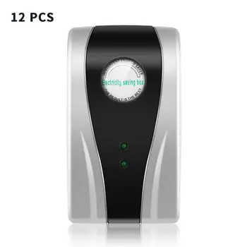

12pcs/set Energy Saver 90V-250 V Power Electricity Save Box EU Plug For Home Office Factory DropShipping