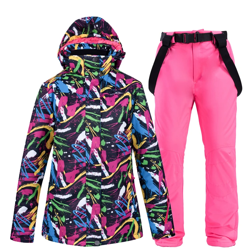 Traje De Esqu De Invierno Para Mujer Chaqueta De Esqu De Alta 