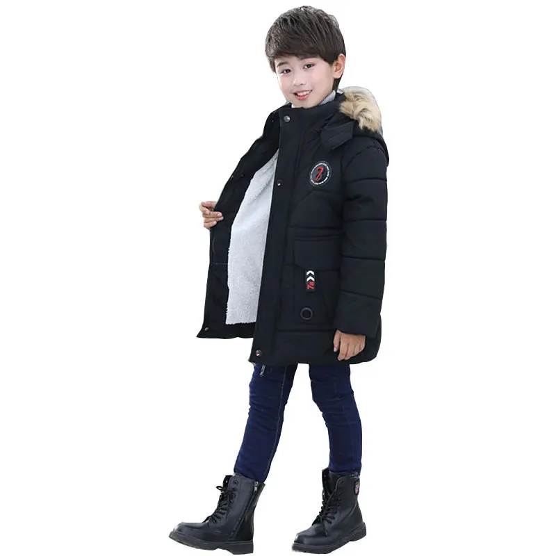 Зимняя куртка для мальчика, новая От 3 до 12 лет, Детская Вельветовая утепленная хлопковая куртка для мальчика, зимняя куртка для мальчика