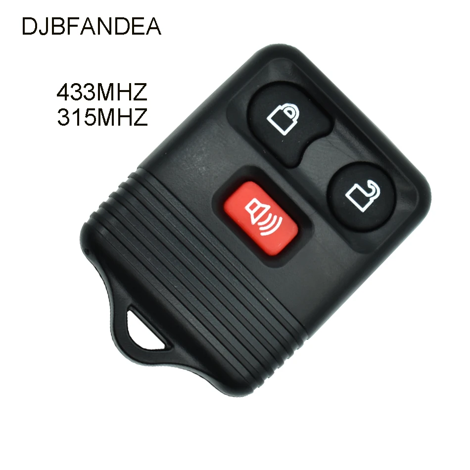 DJBFANDEA 3 кнопки 315 мгц 433 автомобильный дистанционный ключ для Ford 1998 1999 2000 2001 2002 Lincoln