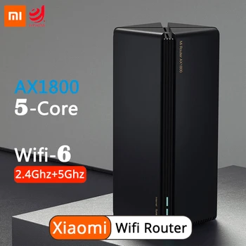 

Xiaomi AX1800 Router Wifi 6 Full Gigabit 2.4G 5G Dual-Band 5-Core Wireless Router Mesh Wifi Repeater High Gain 2 Antennas Wider