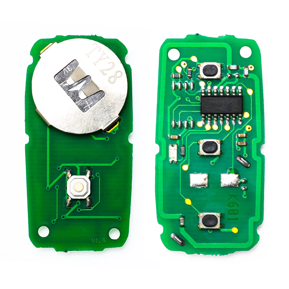 KEYECU для Toyota 4runner Sequoia дистанционный ключ брелок FCC ID: HYQ12BBX, HYQ12BAN, HYQ1512Y 4C чип