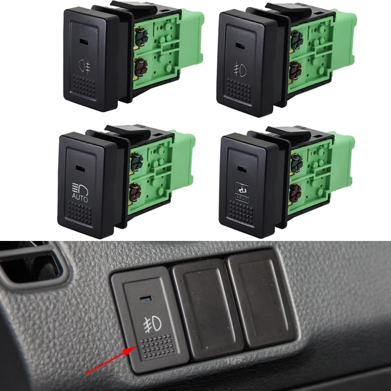 Car Front Rear Fog Light Camera Recorder Monitor Headlight Switch with