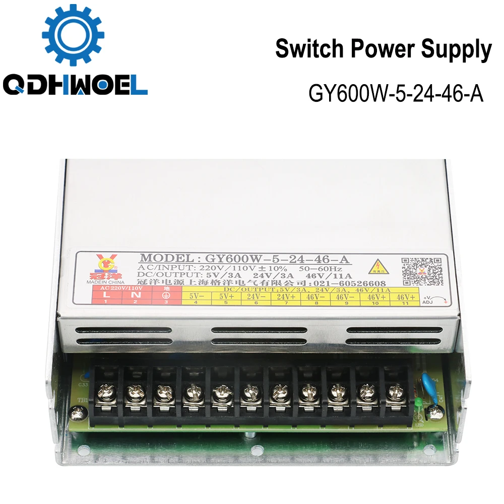 GY600W-5-24-46 saída dc5v 3a 24v 3a 46v