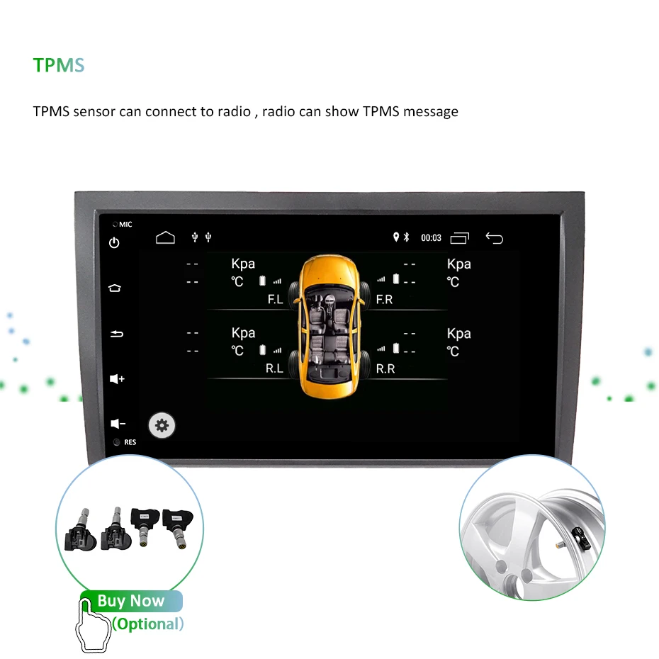 Sale DSP IPS Android 9.0 2 Din Car Multimedia Player dvd GPS Autoradio For Audi/A4/S4 2002-2008 Car Radio PC 2GB WIFI 4G FM obd2 DVR 13