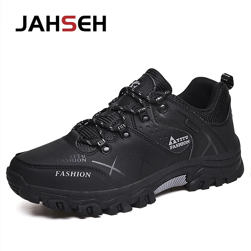 Newest Leather Men Outdoor Hiking Shoes Mountain Climbing Shoes Non
