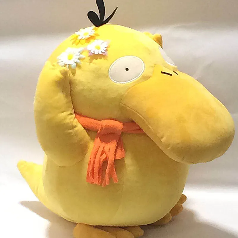 Anime Games Pokemon series new 38CM Psyduck plush toy stuffed toys Soft pillow A birthday present for children Christmas gift cartoon pokemon patamon plush doll toys cartoon anime pokémon doll pillow pokémon elf plush dolls children s birthday gifts toy