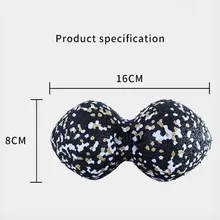 Фитнес арахисовый мяч мышцы упражнения для расслабления Массажный мяч для йоги, тренажерного зала, спорта KH889