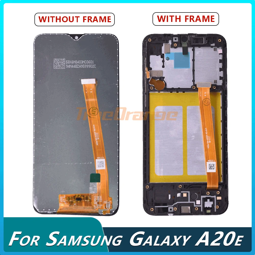 ЖК экран для Samsung A20e LCD A202 дисплей A202F A202DS с сенсорным дигитайзером в сборе|Экраны