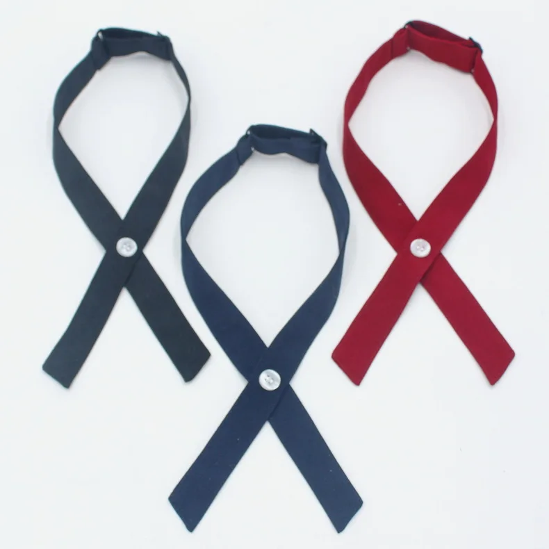 

Women's Bowtie Striped Polyester Bow Tie Female Fashion Carvat for Woman Formal Dress Student Bowknots Bow Tie