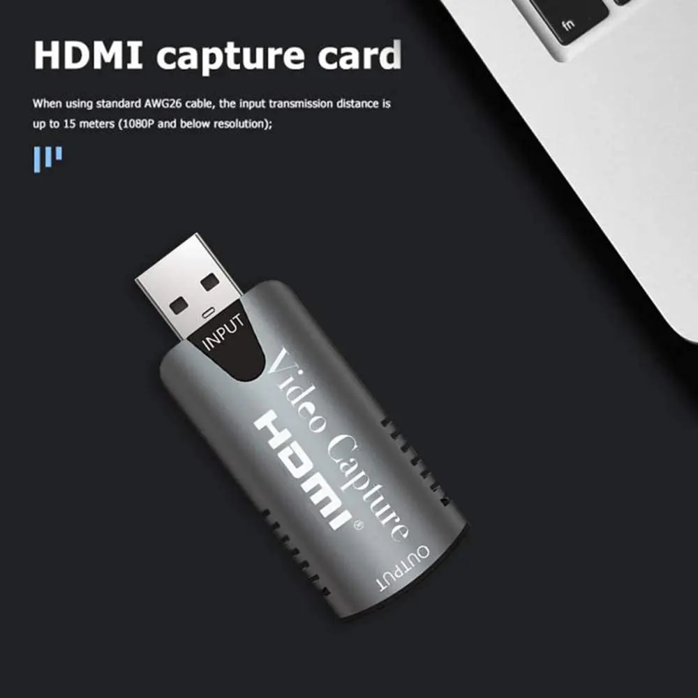 Карта видеозахвата USB 2 0 адаптер HDMI записывающая коробка для PS4 игр DVD видеокамер HD