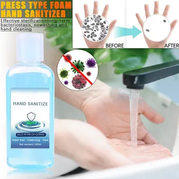 

100ml Portable Disposable Hand Alcohol-Free Bacteriostatic Mini All in One Gel Cream