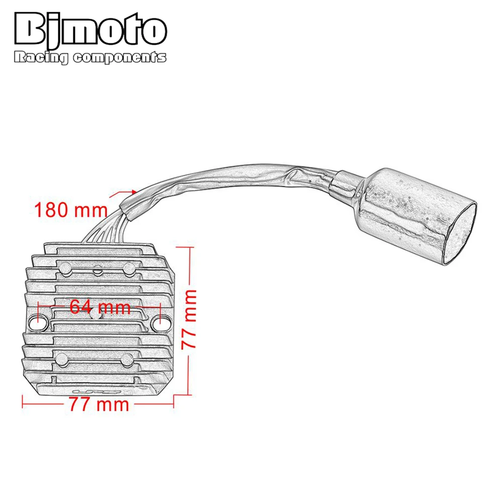 BJMOTO мотоциклетный Регулятор выпрямителя Для Honda 31600MAK000 FX650 Vigor 650 1999-2000 мотоцикл